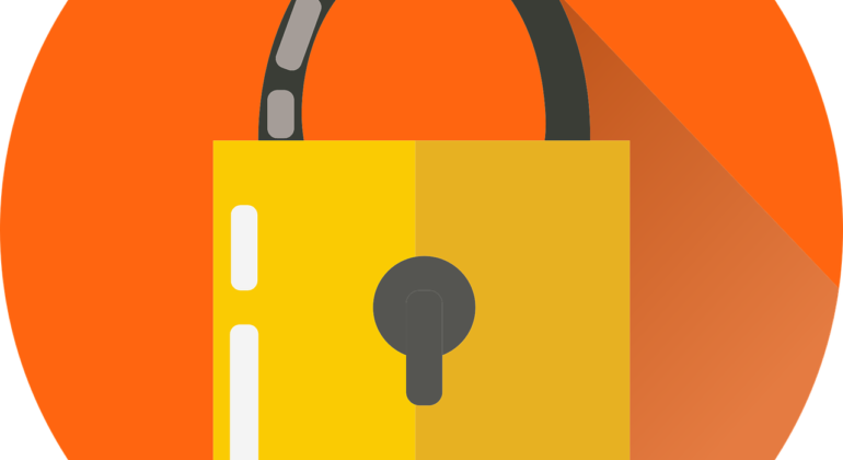 Free lock security key vector