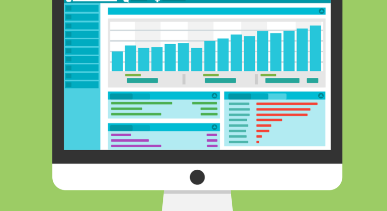 Free statistic wordpress web vector