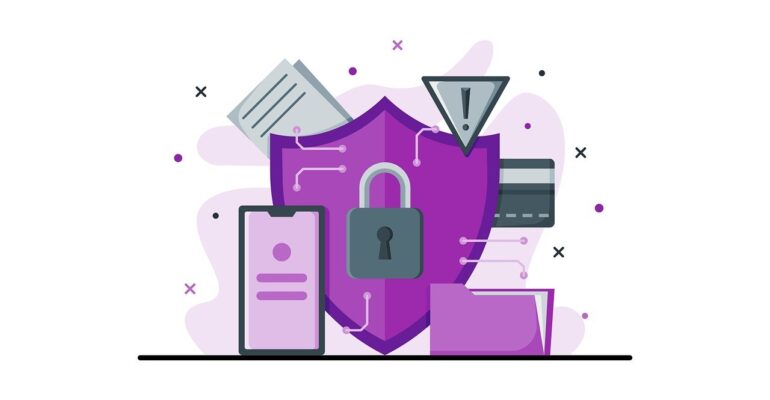 Free internet security digital vector