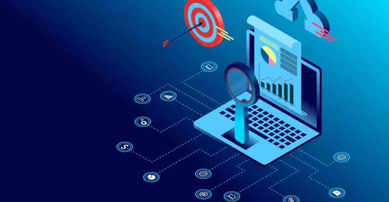 Free computer data digital vector
