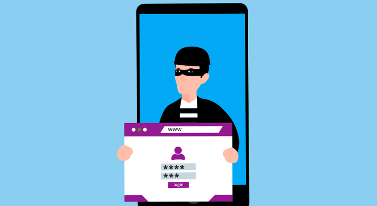 Free phishing scam website vector