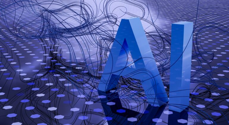a-computer-generated-image-of-the-letter-a