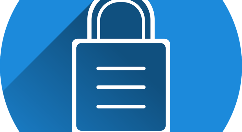Free castle security locked vector