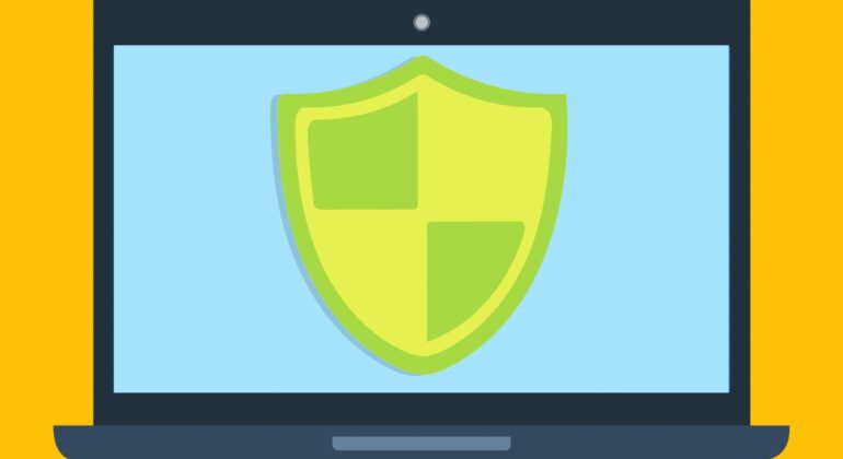 Free antivirus security privacy illustration