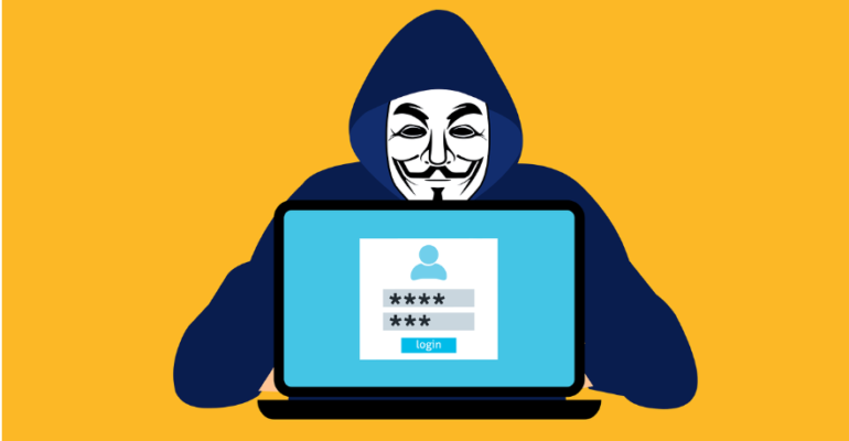 Free hacker anonymous cybersecurity vector